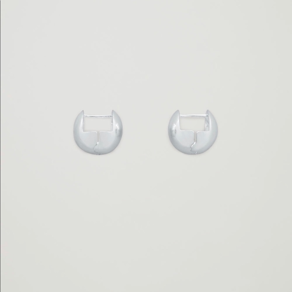 COS STERLING SILVER BALL EARRINGS